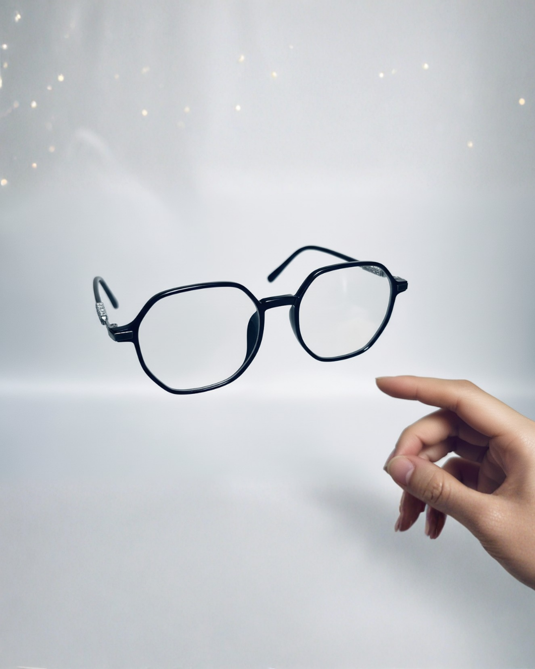 Maybach Round Full-Rim Black Eyeglass Frame for Men & Women | Alankar Opticals