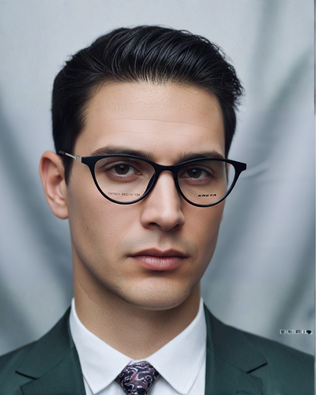 KRETA Round Full-Rim Black Eyeglass Frame for Men & Women | Alankar Opticals