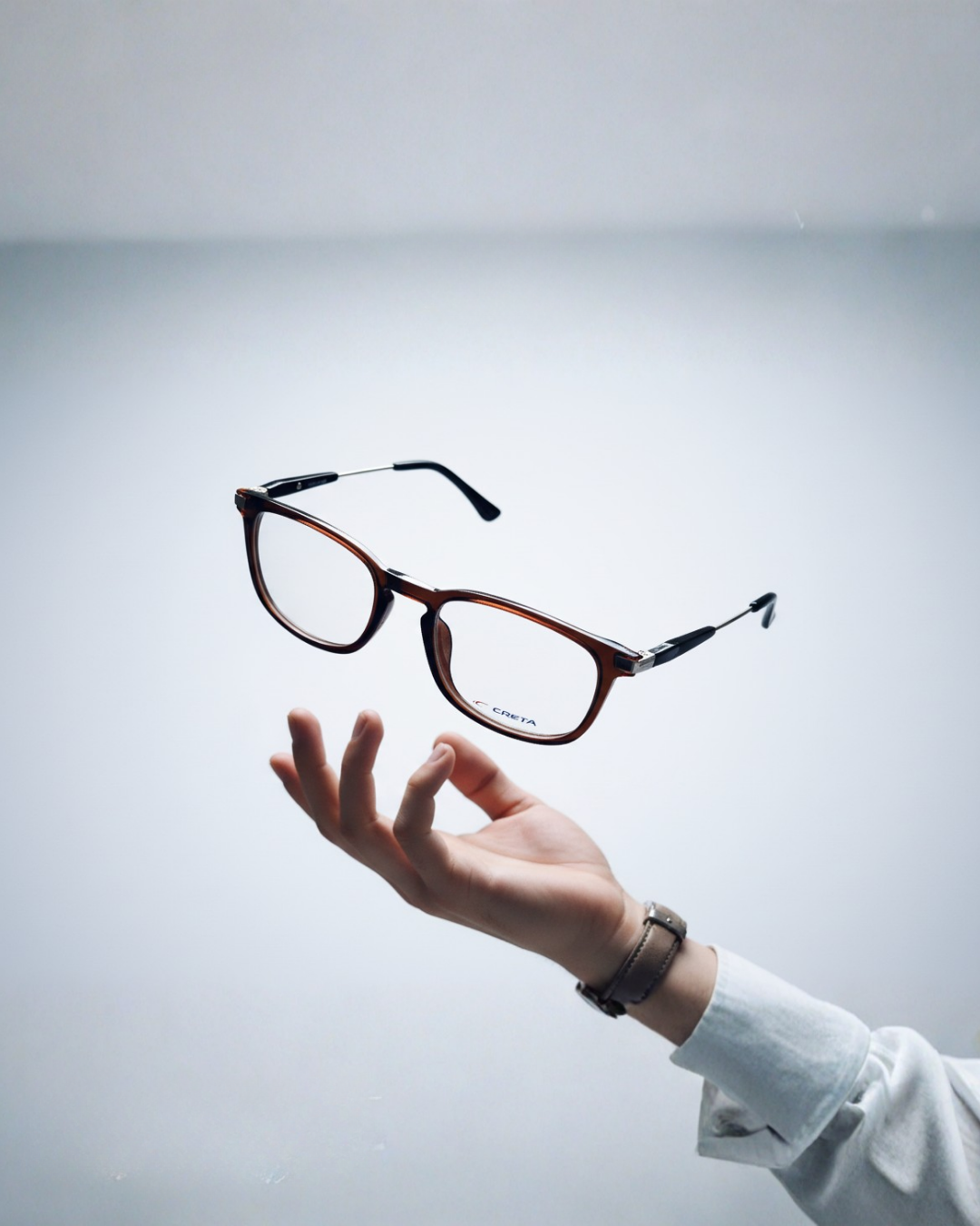 Retro Silver Round Eyeglass Frame | Alankar Opticals