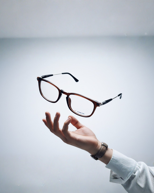 Retro Silver Round Eyeglass Frame | Alankar Opticals