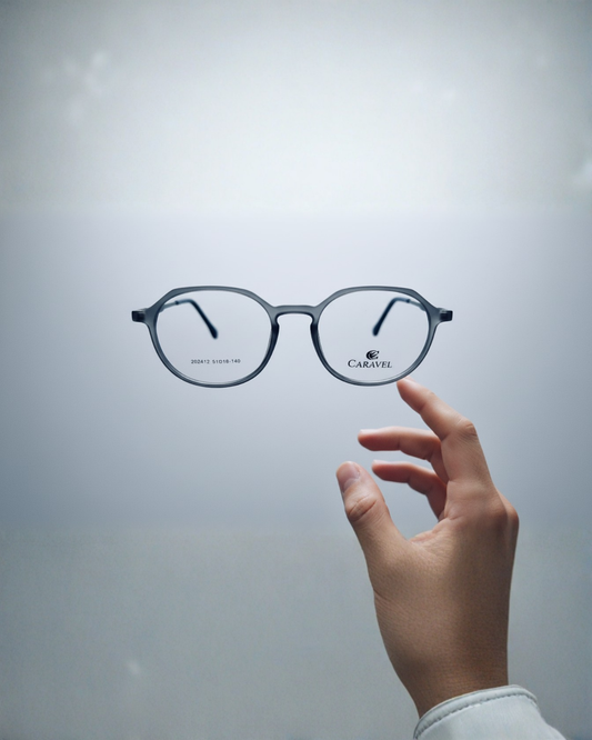 Premium Blue Square Eyeglass Frame | Alankar Opticals