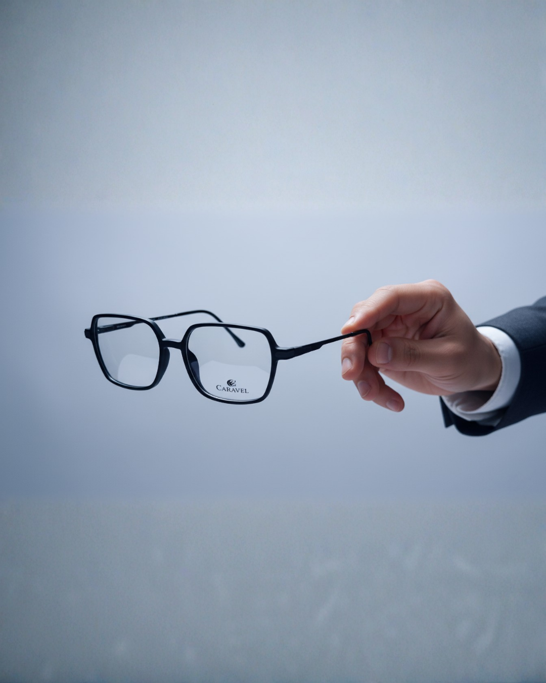 Classic Transparent Square Eyeglass Frame | Alankar Opticals