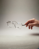 Bold Grey Round Eyeglass Frame | Alankar Opticals