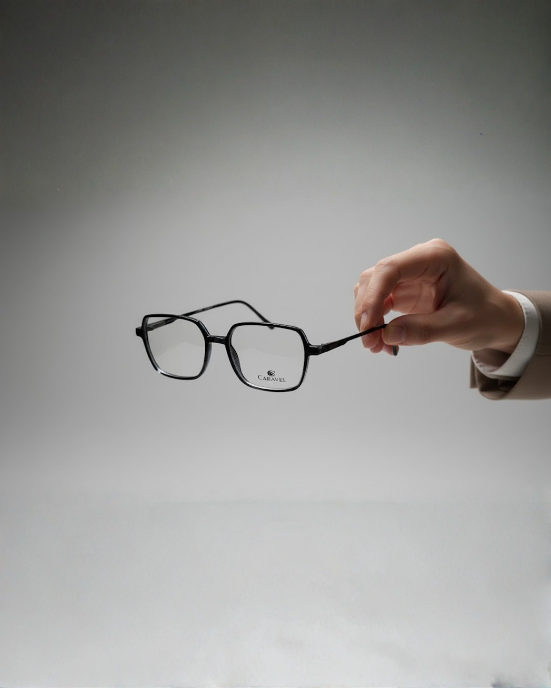 Minimalist Blue Geometric Eyeglass Frame | Alankar Opticals