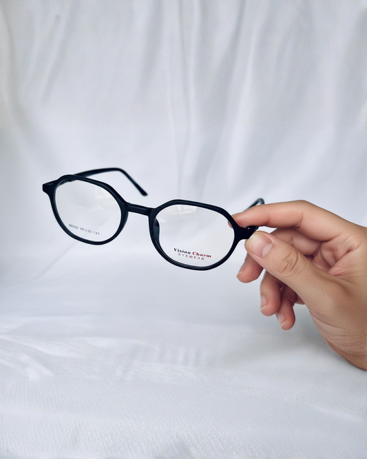 Premium Black Cat-Eye Eyeglass Frame | Alankar Opticals