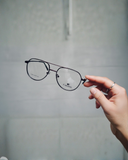 Caravel Round Metallic Eyeglass Frame