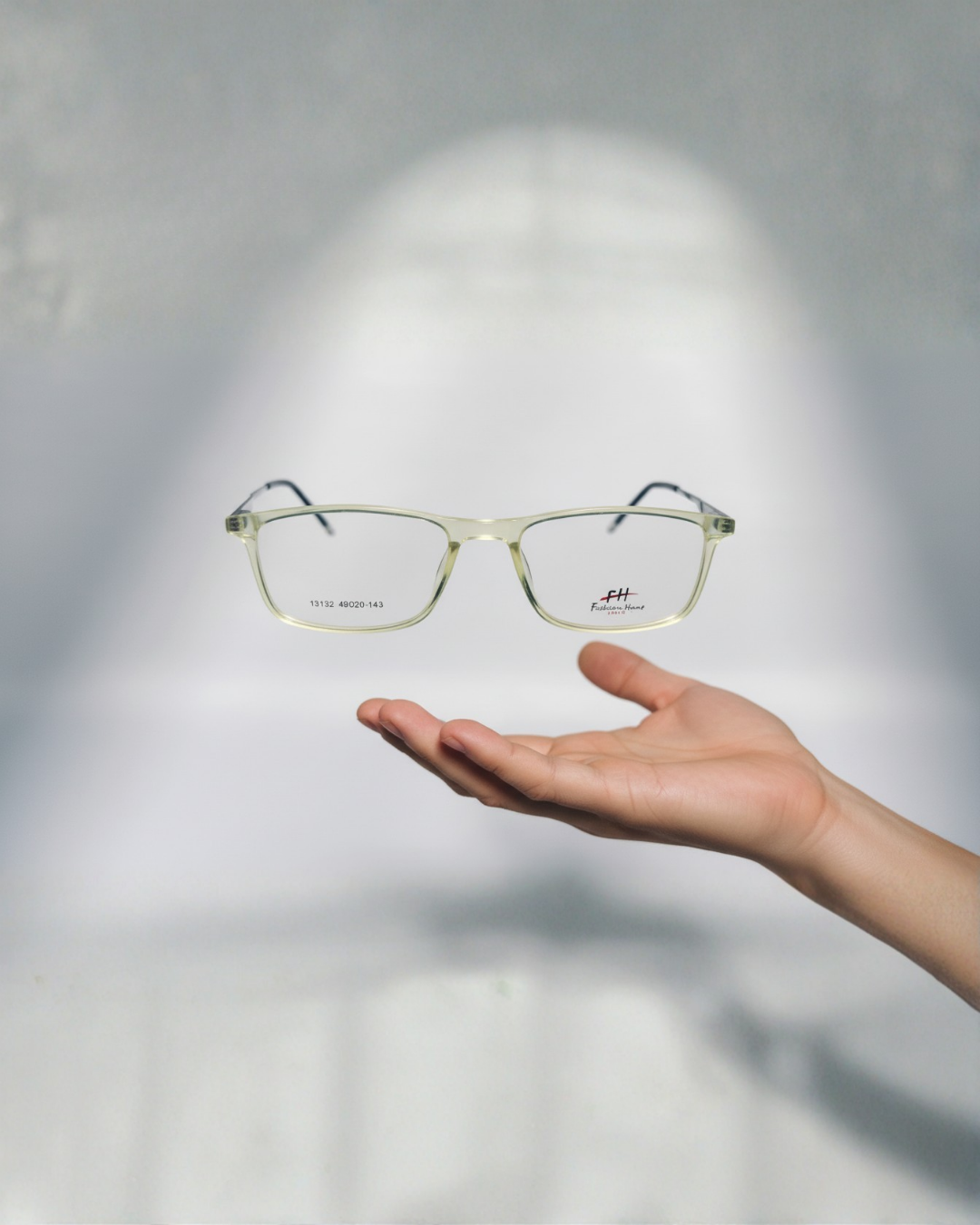 Fashion Hand Rectangular Full-Rim Light Blue Eyeglass Frame for Men & Women | Alankar Opticals