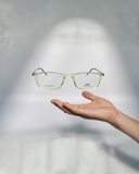 Fashion Hand Rectangular Full-Rim Light Blue Eyeglass Frame for Men & Women | Alankar Opticals